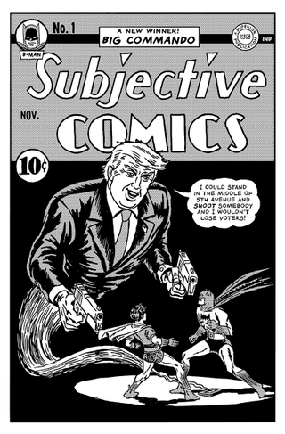Illustration for article titled Come Talk to the Comics Artist Who’s Turning iTunes Legalese into a Graphic Novel and Satirizing Donald Trump